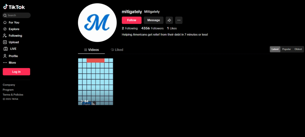 Mitigately’s TikTok Strategy: